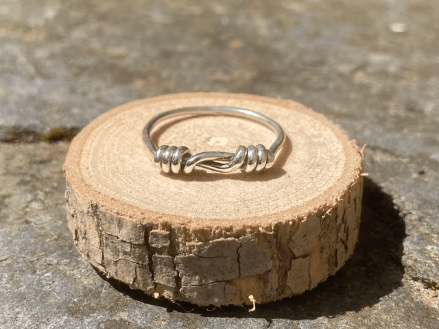Gwalenn "Rodell" #2 arc'hant - Bague "Enroulement" #2 argent