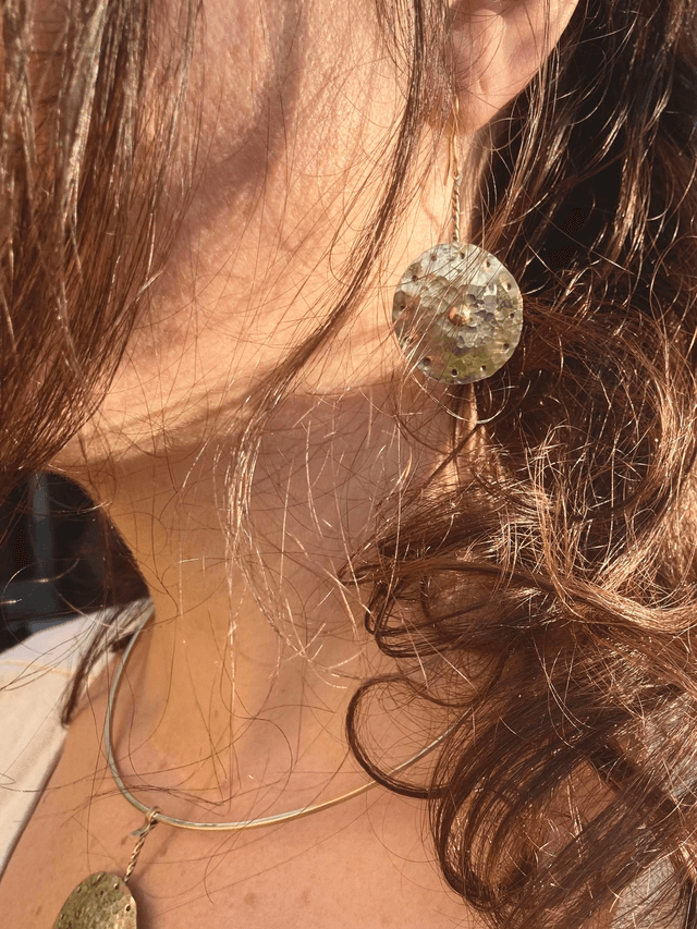 Bravigoù-skouarn laton - Boucles d&#039;oreilles en laiton
