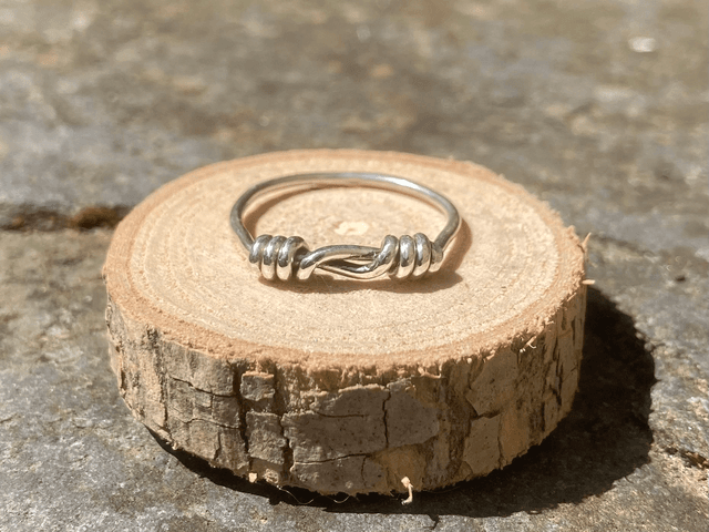 Gwalenn &quot;Rodell&quot; #2 arc&#039;hant - Bague &quot;Enroulement&quot; #2 argent